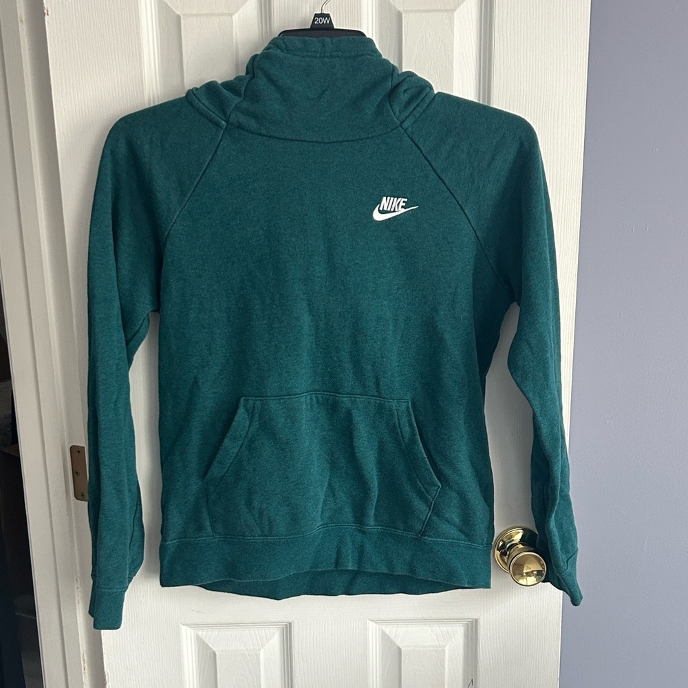 Nike Women's Deep Teal Hoodie Size Small Petite - Picture 2 of 12